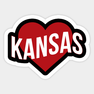 Kansas Love Sticker